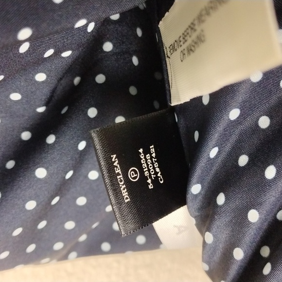 Ann Taylor Blue One Notched Collar Hook Front Long Sleeve Peplum Blazer Jacket - Picture 8 of 16